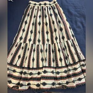 Elizabeth James Western Rodeo Maxi Skirt